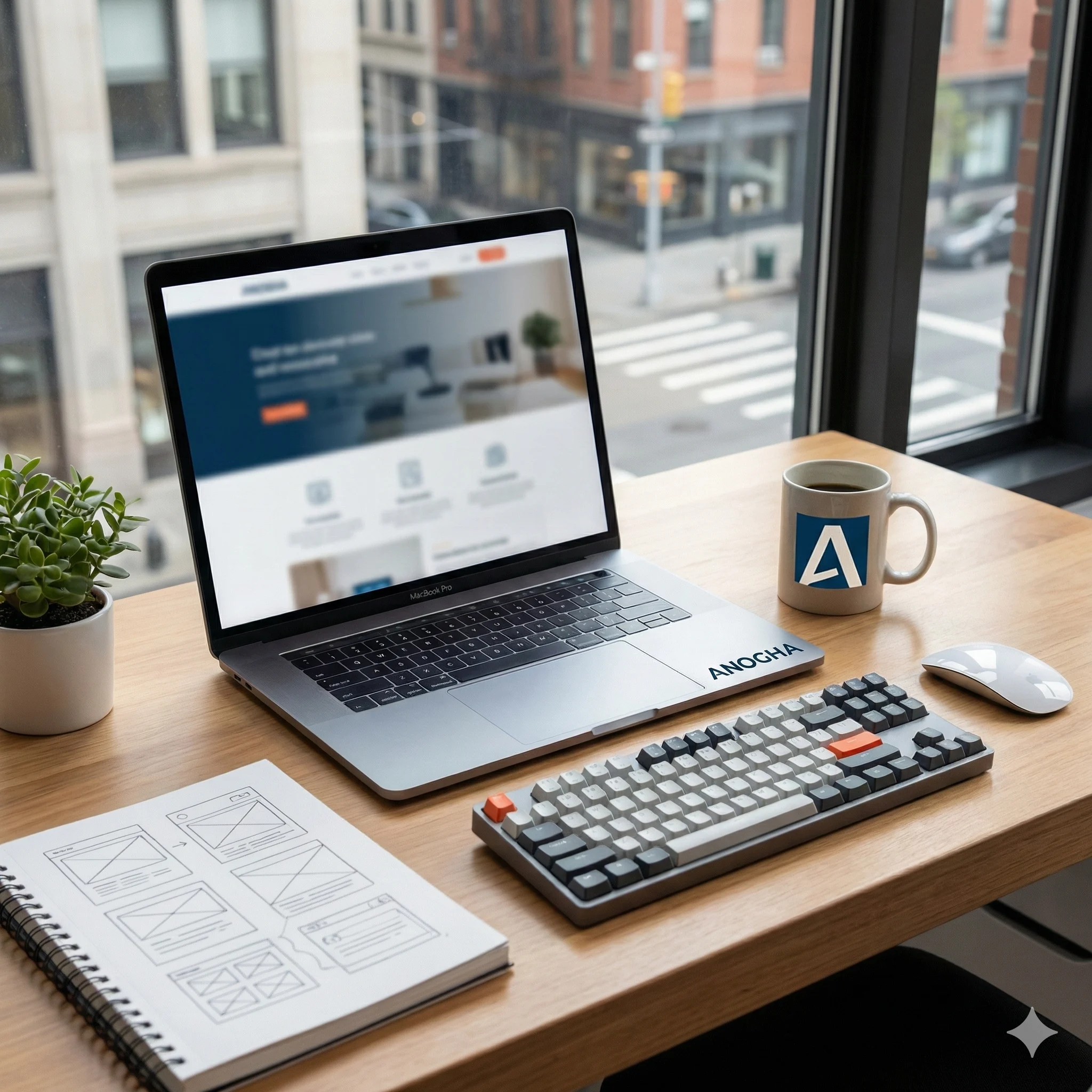 About Anogha - Square